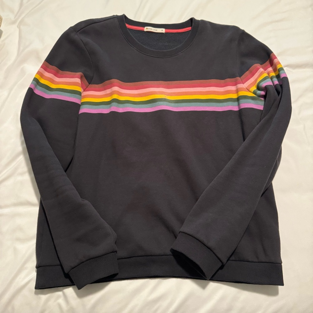 Marine Layer Anytime Sweatshirt, Black, Medium